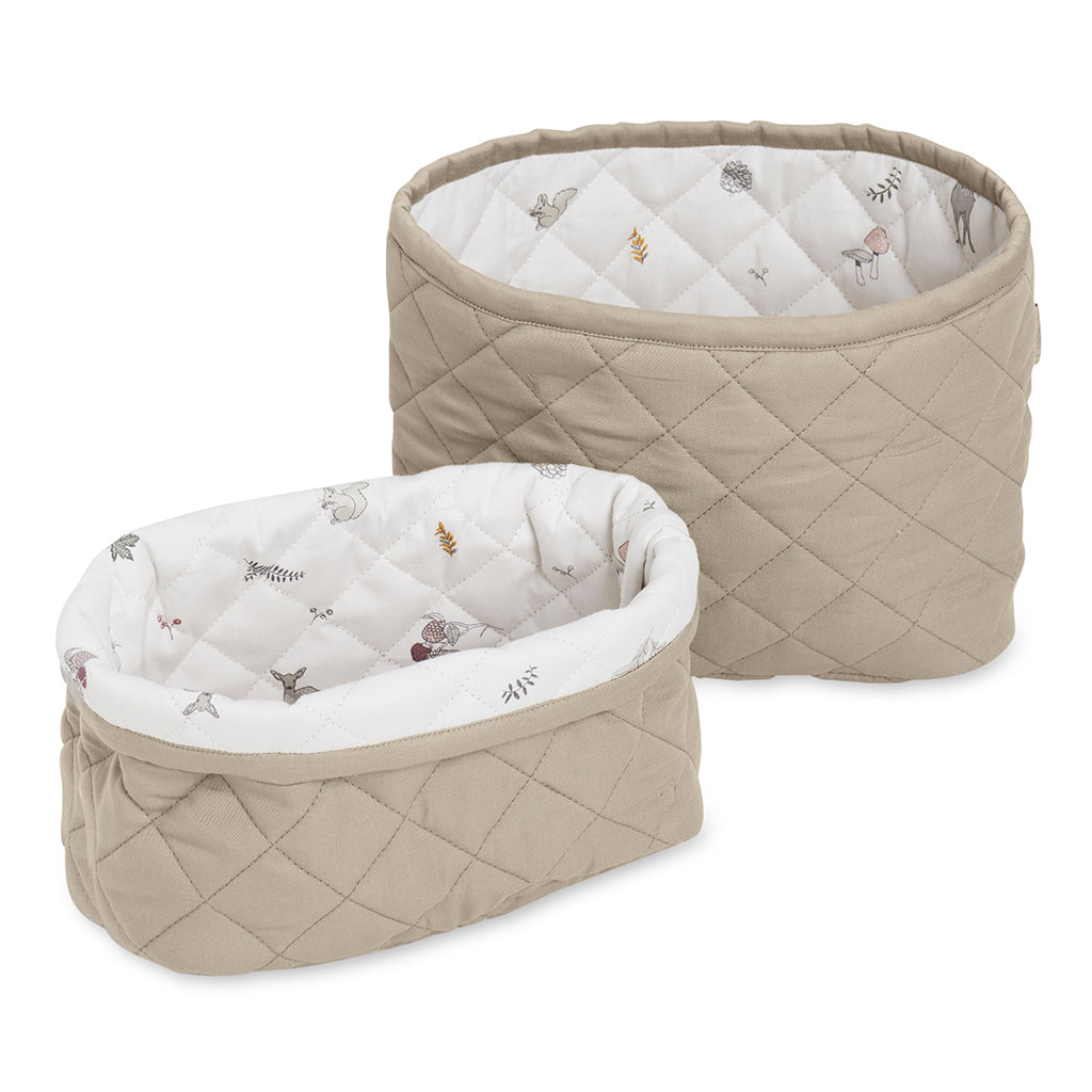 Quilted Storage Basket - Hazel (Set of Two)