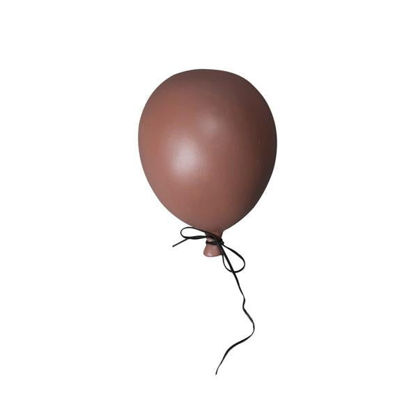 Ceramic Balloon Decoration – Dusty Red