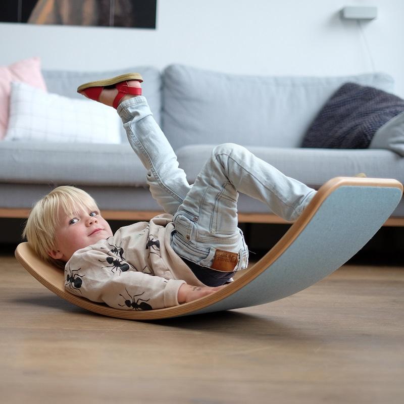 Wobbel Board Sky Felt – Mini Hazel - Main Image