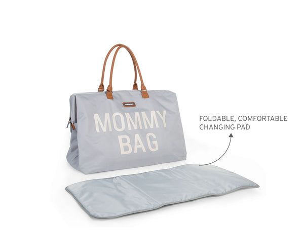 Mommy Bag - Grey Off White