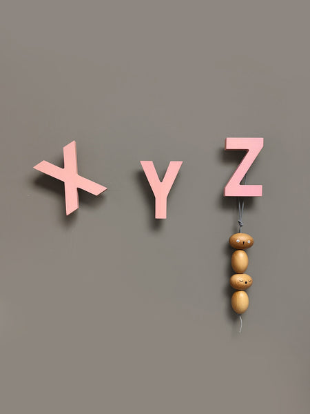 XYZ Wall Hooks - Rose