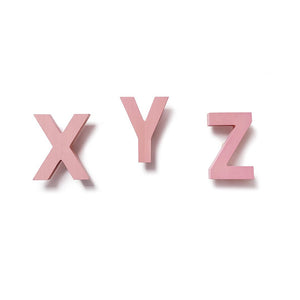 XYZ Wall Hooks - Rose