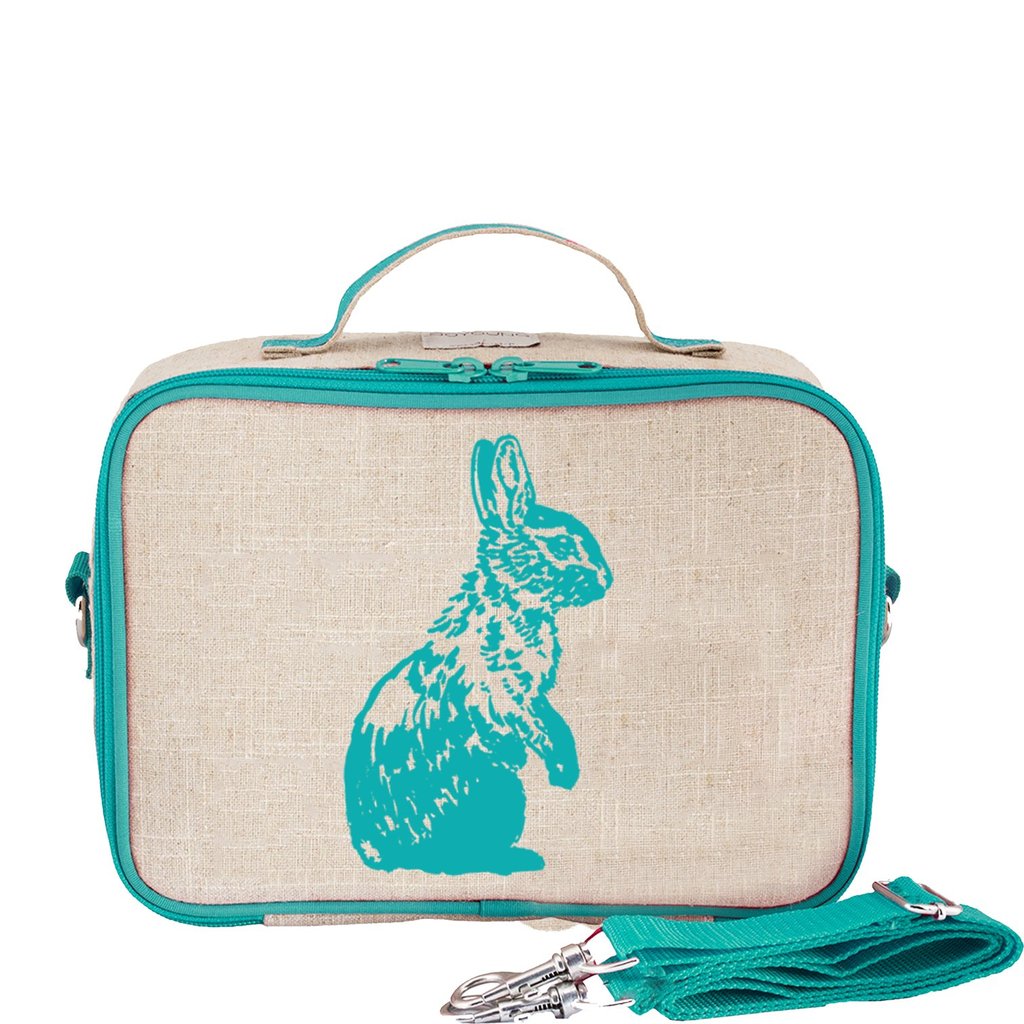 Lunch Box - Aqua Bunny