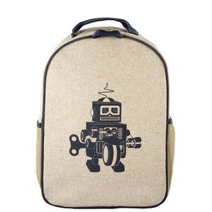 Toddler Backpack - Grey Robot